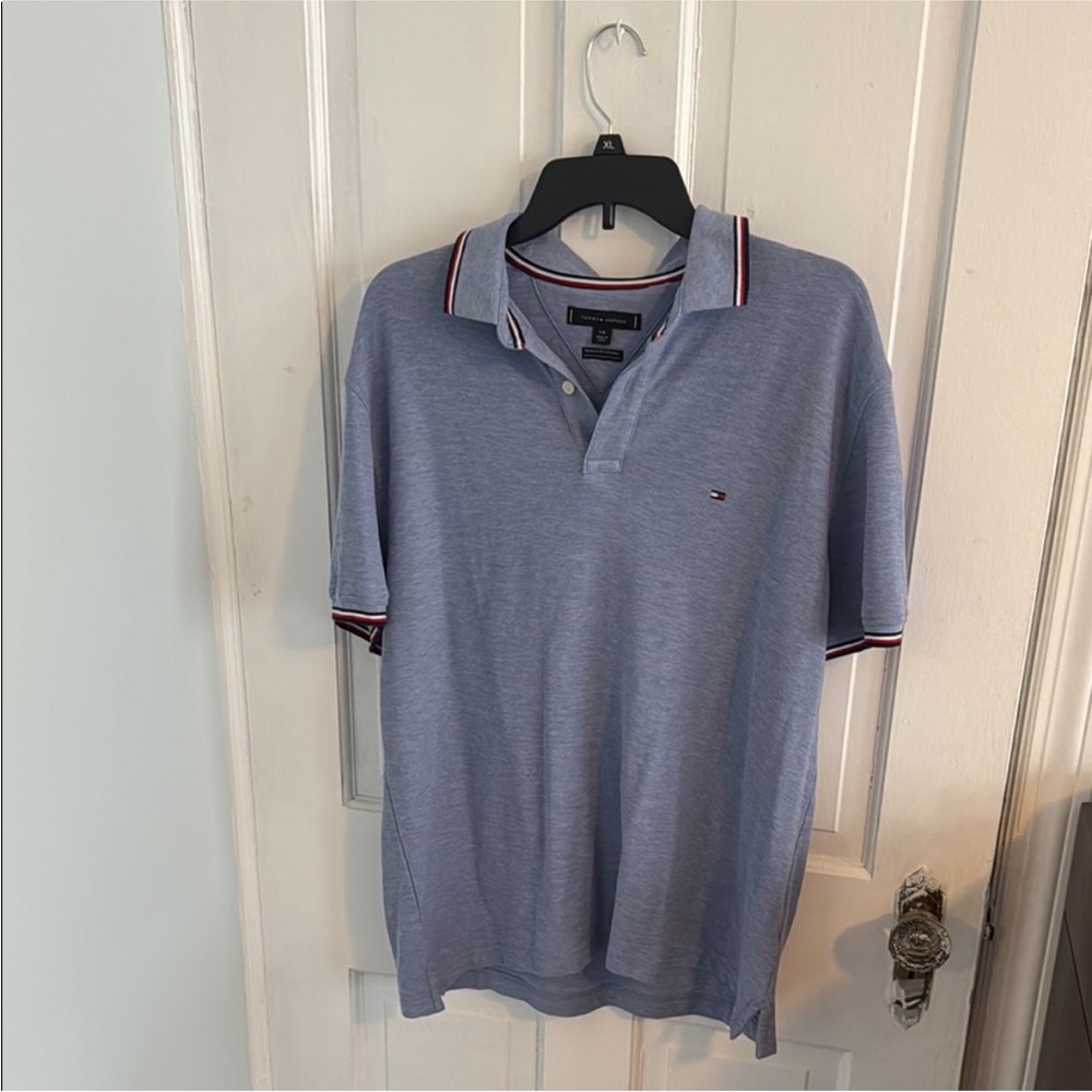 Tommy Hilfiger Blue Polo Shirt Classic Style
